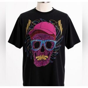 Vintage Delta Pro Weight Skull T-Shirt Men’s Size XXL